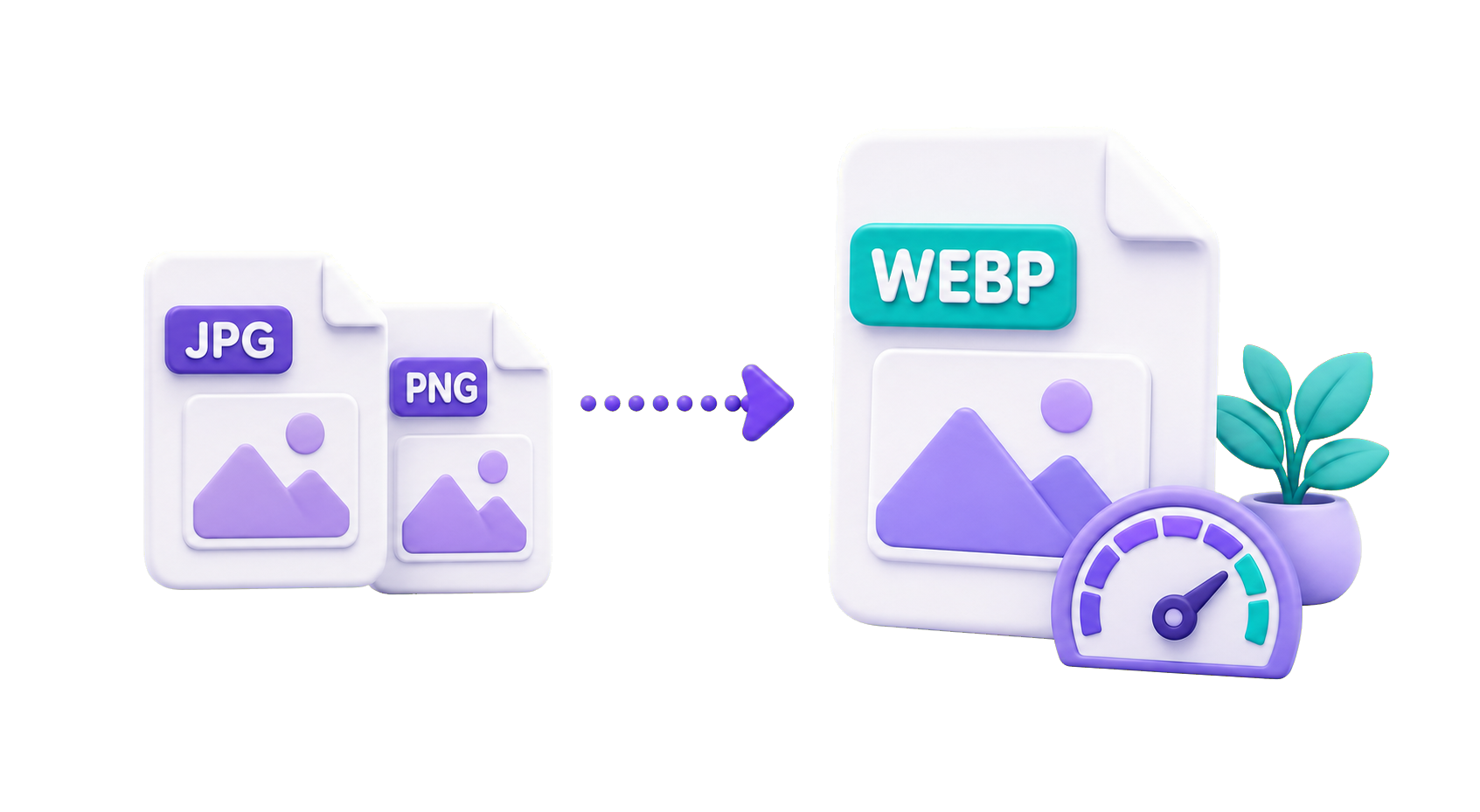 Иллюстрация конвертера WebP